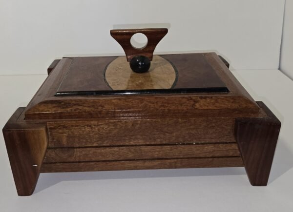 Mahogany/walnut/ebony keepsake box