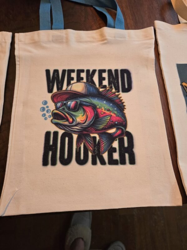 Weekend Hooker Sublimated Canvas Bag